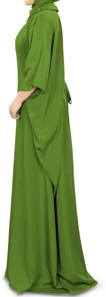 Women's Kaftan, Free Size Abaya, Dubai Islamic Dress, Muslim Maxi KF-001