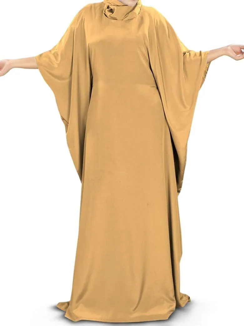 Women's Kaftan, Free Size Abaya, Dubai Islamic Dress, Muslim Maxi KF-001