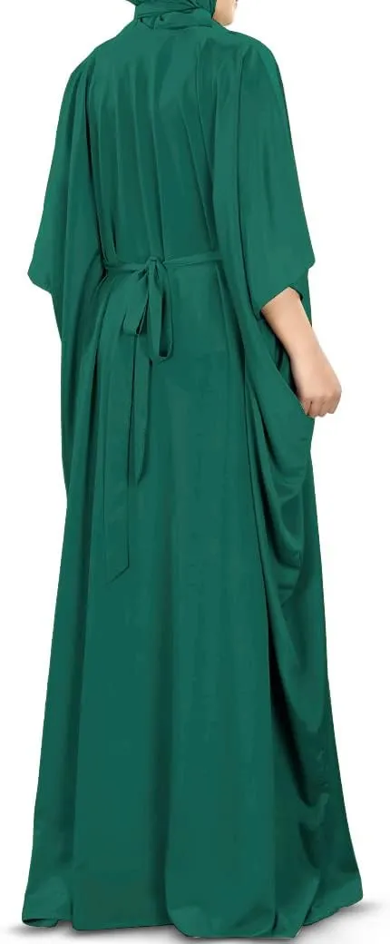 Women's Kaftan, Free Size Abaya, Dubai Islamic Dress, Muslim Maxi KF-001