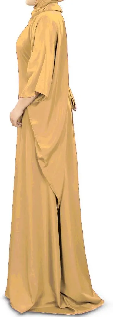 Women's Kaftan, Free Size Abaya, Dubai Islamic Dress, Muslim Maxi KF-001
