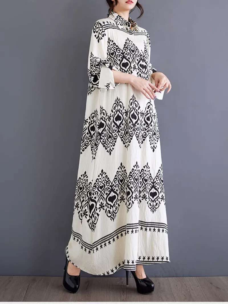 Women's Special Occasion Party Wear Printed A-line dress
